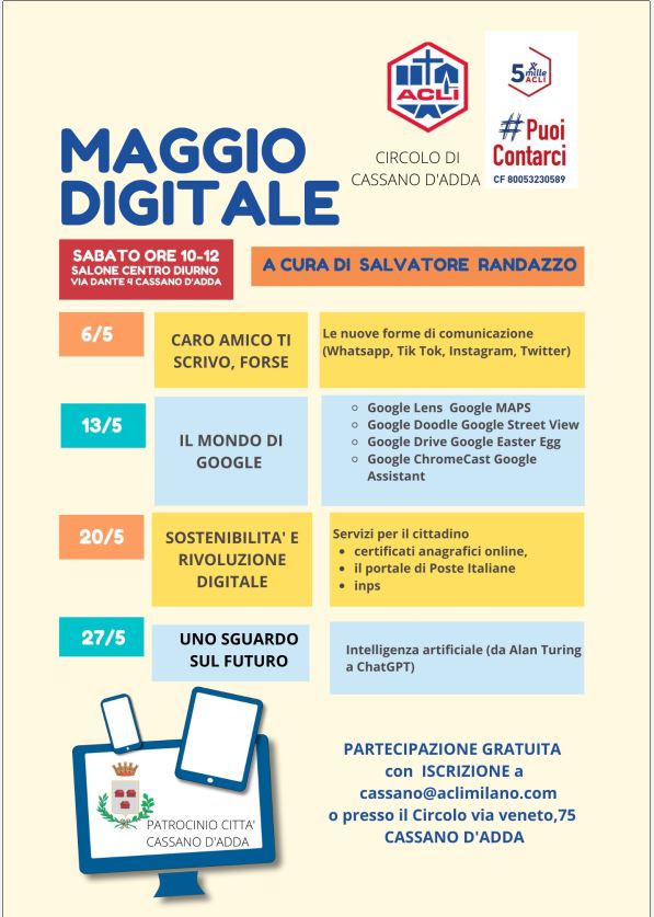 Locandina del Maggio Digitale